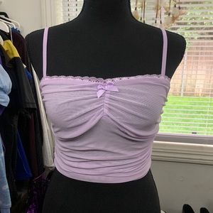 Purple Lace Cami